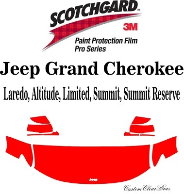 3M Scotchgard Paint Protection Pro Series 2022 2023 2024 Jeep Grand Cherokee - Image 1 of 3