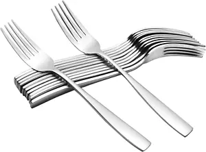 12 Pieces Dinner Forks Stainless Steel Table Forks - Picture 1 of 11