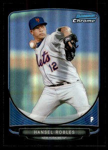 2013 Bowman Chrome Prospects Black Refractors #BCP31 Hansel Robles /99