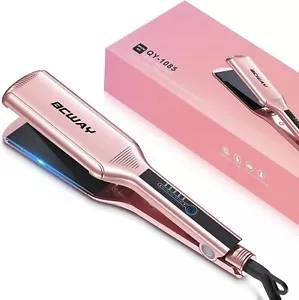 Plancha De Pelo Profesional Titanio Planchas Profesionales Para Cabello Ceramica - Picture 1 of 24