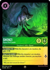 Lorcana COLD FOIL Shenzi - Hyena Pack Leader - Into the Inklands # 085 - Imagen 1 de 1