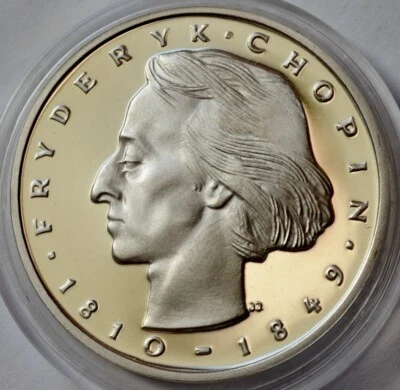 Poland 50 Zlotych, 1972, Frederic CHOPIN, Silver coin, - Image 1 of 2