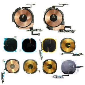 For iPhone 11 12 Pro XS Max XR X 8 Plus Wireless Charging Coil Volume Cable - Picture 1 of 42