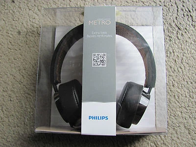 Brand New Philips SHL5200BK/28 CitiScape Headband Extra Bass Headphones Black - Image 1 of 4