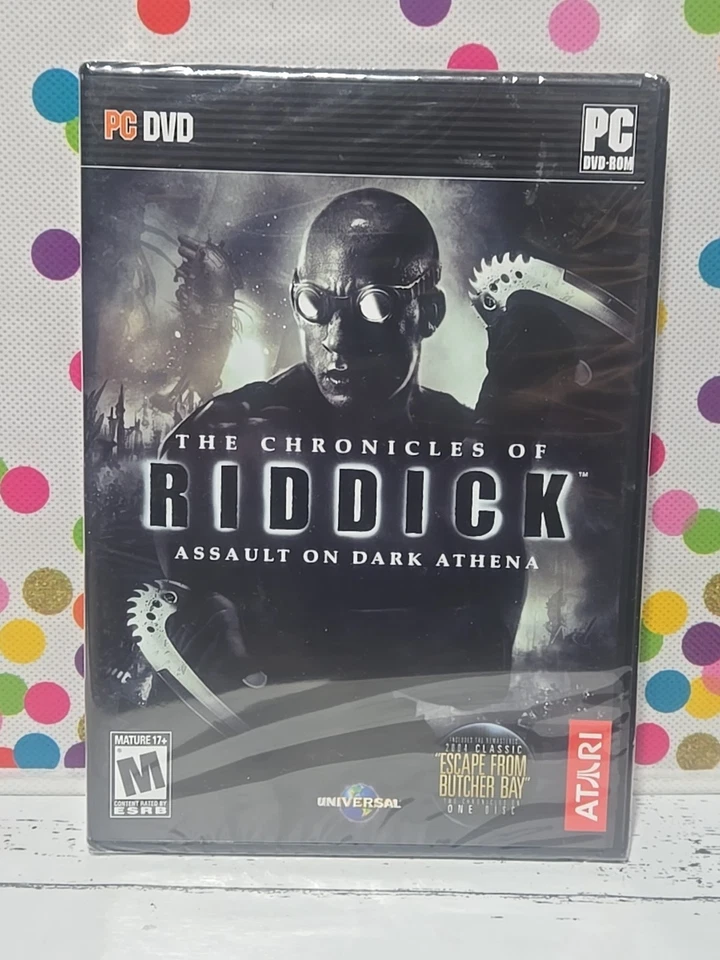 Chronicles of Riddick: Assault on Dark Athena (PC, 2009) Sealed NIP  - Image 1 of 4