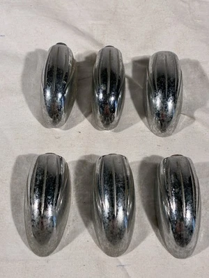 6 Gretsch 60s Vintage Round Badge Era Tom Drum Floor Tom Lugs No Screws - Image 1 of 4