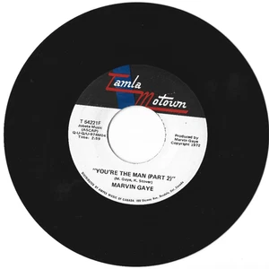 1972-MARVIN GAYE-YOU'RE THE MAN PART 1 & 2-MOTOWN-45RPM 7'' RECORD-CA. - Bild 1 von 2