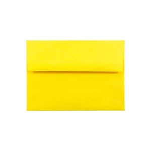 Buste Invito JAM Carta A6 Colorate 4,75 x 6,5 Giallo Riciclato 94531I - Foto 1 di 4