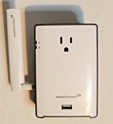 Amped Wireless REC22p High-Power Plug-In AC1200 WiFi Range Extender - Image 1 of 4