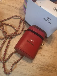 Chanel Mini Tasche Make Up Börse bag rot   - Bild 1 von 3