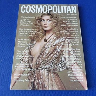 #A73 Cosmopolitan Magazine - March 1978 - Rene Russo Cover Foto 1 de 4
