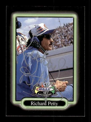 1998 Maxx 10th Anniversary #39 Richard Petty HAND SIGNED AUTO - Image 1 of 2