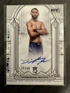 2024 Topps Royalty UFC - Dominick Reyes Imperial Ink Auto /49 - Picture 1 of 2