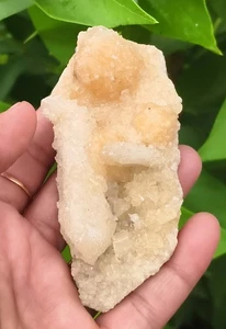 Calcite Ball On Stilbite Minerals Specimen India BO=27 - Picture 1 of 7