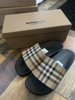 Burberry London England Slides Size 6 - Image 1 of 4
