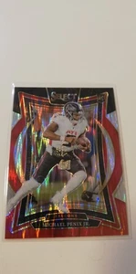 2024 Panini Select - Concourse Michael Penix Jr. Red & Black Shock Prizm (RC) - Bild 1 von 1
