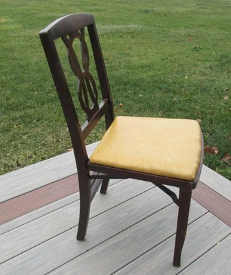 Chars plegables Louis Rastetter & Sons de madera maciza Kumfort de 1930 Foto 1 de 4