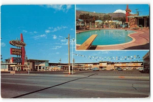 HOLIDAY MOTOR HOTEL Yakima, Washington Roadside Vintage Postcard 1950s - Picture 1 of 2
