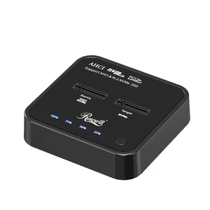 Cloner, M.2 Duplicator Dual Bay Enclosure, Tool-Free 20Gbps USB3.2 Gen 2X2 to... - Picture 1 of 5