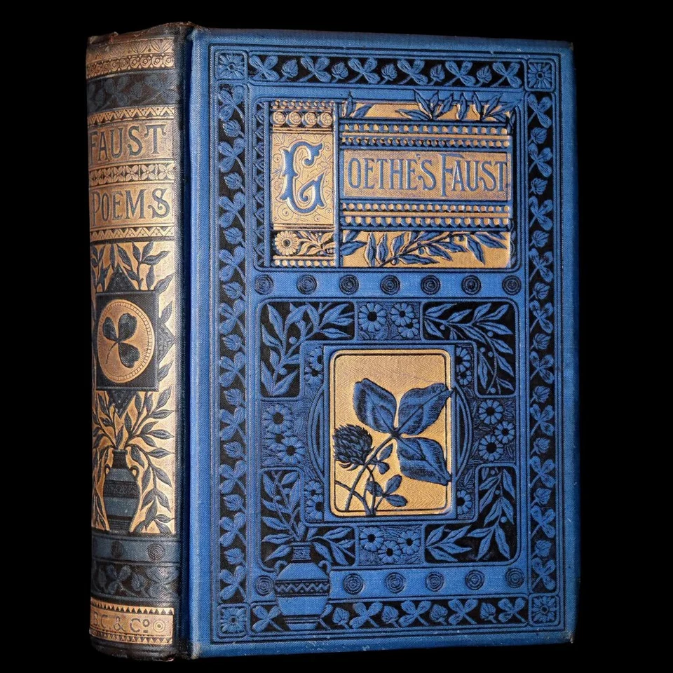 1880 Rare Victorian Edition - Goethe's Faust in two parts, Illustrated - Image 1 of 4