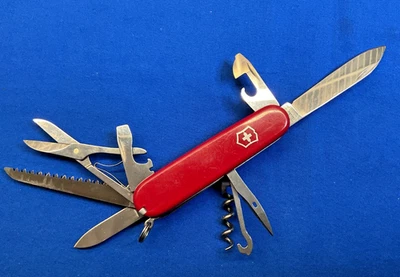 Victorinox Swiss Army Huntsman Pocket Knife Camping Hiking Scouts - Image 1 of 4