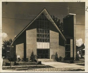 1959 Press Photo Exterior of Mt. Olive Lutheran Church - noc87216 - Picture 1 of 2