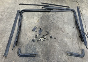 Jeep CJ7 YJ Soft Top Bows Hardware Channels bracketsBestop Aftermarket Wrangler - Picture 1 of 8