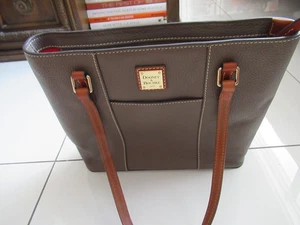 Dooney & Burke 1975 Pebble Grain Brown New Shoulder Bag! Beautiful, Classy OOAK! - Picture 1 of 8