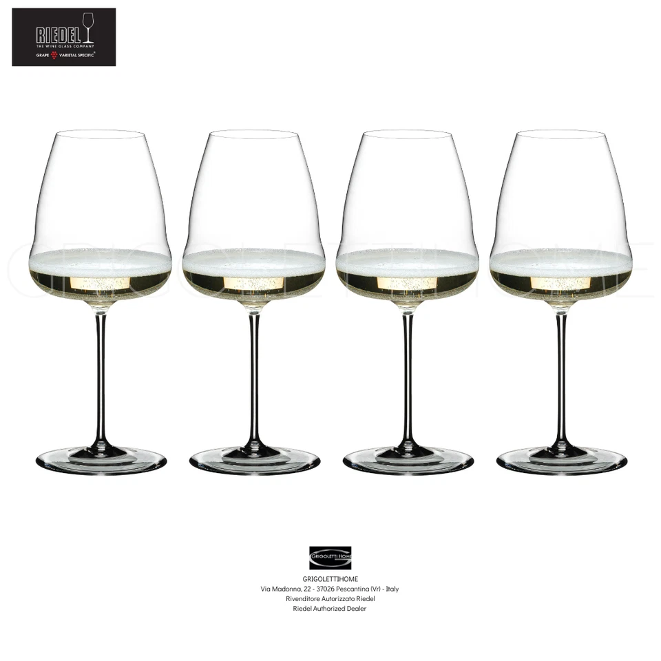 RIEDEL - 8 Stem Glasses Tasting winewings - Wine Champagne 1234/28 - Retailer