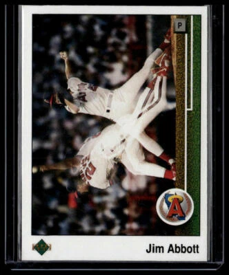 Upper Deck #755 1989 Jim Abbott Foto 1 de 2