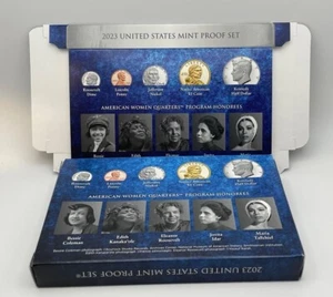 2023 S 10 Coin Proof Set Box COA Includes Mint Replacement Error Box - Picture 1 of 4