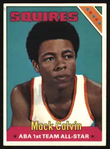 1975-76 Topps #227 Mack Calvin en muy buen estado/en muy buen estado 600005 - Imagen 1 de 2