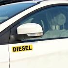 2pcs Reminder DIESEL FUEL Only Funny Reflective Car Stickers Decals (Gold)