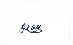 Jack Brabham Signed 5x3 Autographed Index Card IDC Formula One F1 #01 - Picture 1 of 1