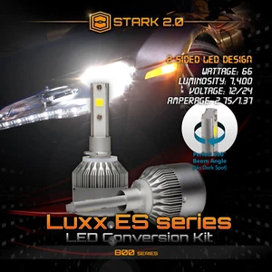 Stark LED 66W 7400LM 6000K 6K White Fog Light Kit Size - 880 881 893 894 899 (B) - Bild 1 von 6