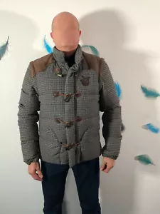 Down Jacket Limited Series Houndstooth Chevignon Size XL like New - Picture 1 of 8