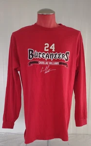 Tampa Bay Buccaneers Cadillac Williams Long Sleeve Shirt Size Large - Picture 1 of 8
