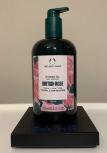 The Body Shop British Rose Shower Gel 25.3 fl oz 750 ml NEW HTF - Picture 1 of 2