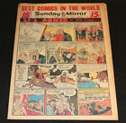 1951 Sunday Mirror Weekly Comic Section December 2Nd (Fine+) Superman Schmoo App