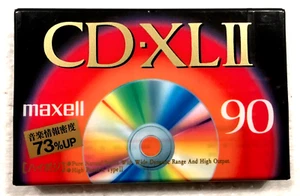 MAXELL CD-XL II 60 casete de audio cinta en blanco sellado Hecho en Japón Tipo II - Imagen 1 de 2