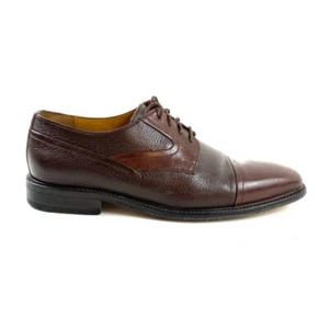 Johnston & Murphy Herren 8,5 Oxford Elegant Schuhe Kalbsleder Braun Leder 15-15000 - Bild 1 von 12