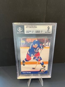 1992-93 Upper Deck Young Guns Teemu Selanne Rookie Card RC #574 MINT BGS 9!!!!