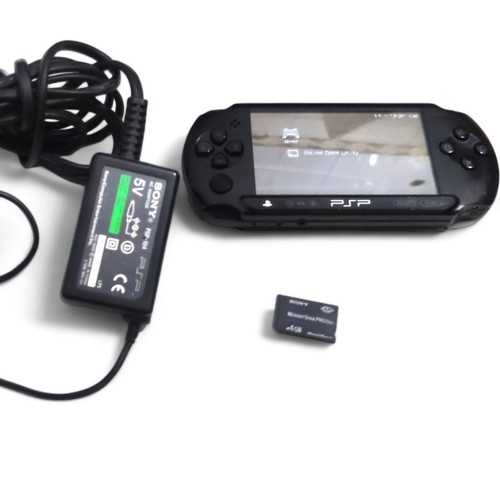 Sony PSP Street E1004 With charger And 4GB SD Card No UMD Reader eBay