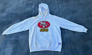 Sudadera con capucha vintage RARA Nuez moscada NFL San Francisco 49ers para hombre talla L. - Imagen 1 de 9