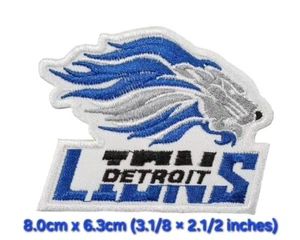 Detroit Lions New NFL🏈🦁patches Embroidery Iron,sewing On From THAILAND - Picture 1 of 1