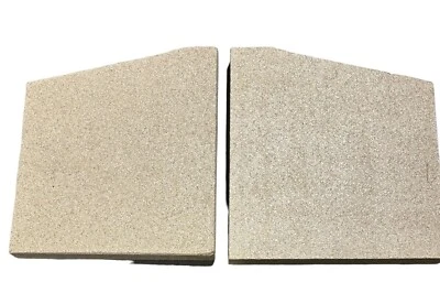 Dunsley Highlander Stove 5 / 7 /& 8 Pair of side bricks(vermiculite) - Image 1 of 2