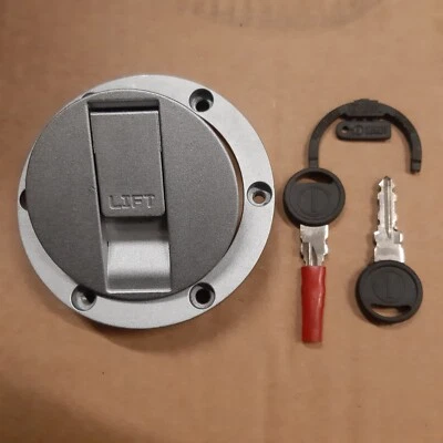 MOTO GUZZI BREVA, DAYTONA, V10, V11, QUOTA 1100 TAPPO SERBATOIO 2 CHIAVI LIFT Foto 1 de 2