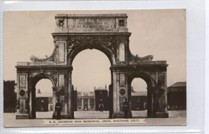 (Gc7574) RPPC, R.E. Crimean War Memorial Arch, CHATHAM, Kent 1913 - Picture 1 of 4