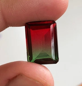 10 Cts Bi Color Tourmaline, Top Quality Bi Color Tourmaline Doublet Gemstone - Picture 1 of 5