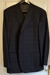 Canali Proposta Lana Cashmere Wool Men Brown Sport Coat/Jacket Size 54R - USED - Picture 1 of 12